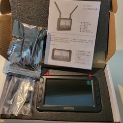 DUMBORC 4.3'' Recording FPV Monitor 5.8Ghz 40CH 800 X 480 Wireless LCD Display Screen