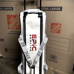 Epic 3 Ball Flash Triple Tote Deluxe White Bowling Bag