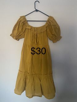 Knee High Dress With String