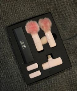 Pink Lavalier Mics