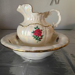 Wash Basin and Pitcher