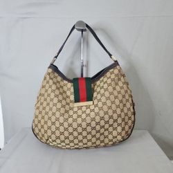 Gucci Canvas Hobo Bag