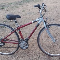 GARY FISHER NIRVANA RED & SILVER ALUMINUM MOUNTAIN BIKE SIZE SMALL MADE IN USA 