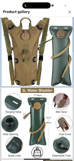 Hydration Water backpack New 