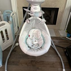 Fisher Price Midnight Meadows Baby Swing - Like New