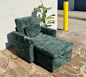 🔥 Brand New Chair Chaise w/ Storage + Phone Holder | Free Delivery 🚚