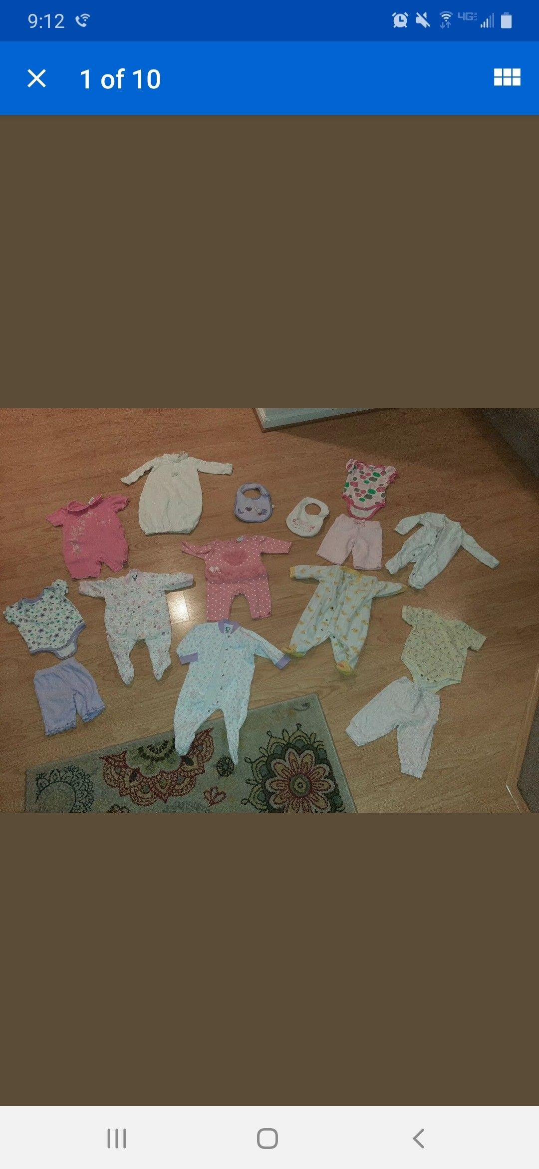 New born baby girl clothes lot 0 3