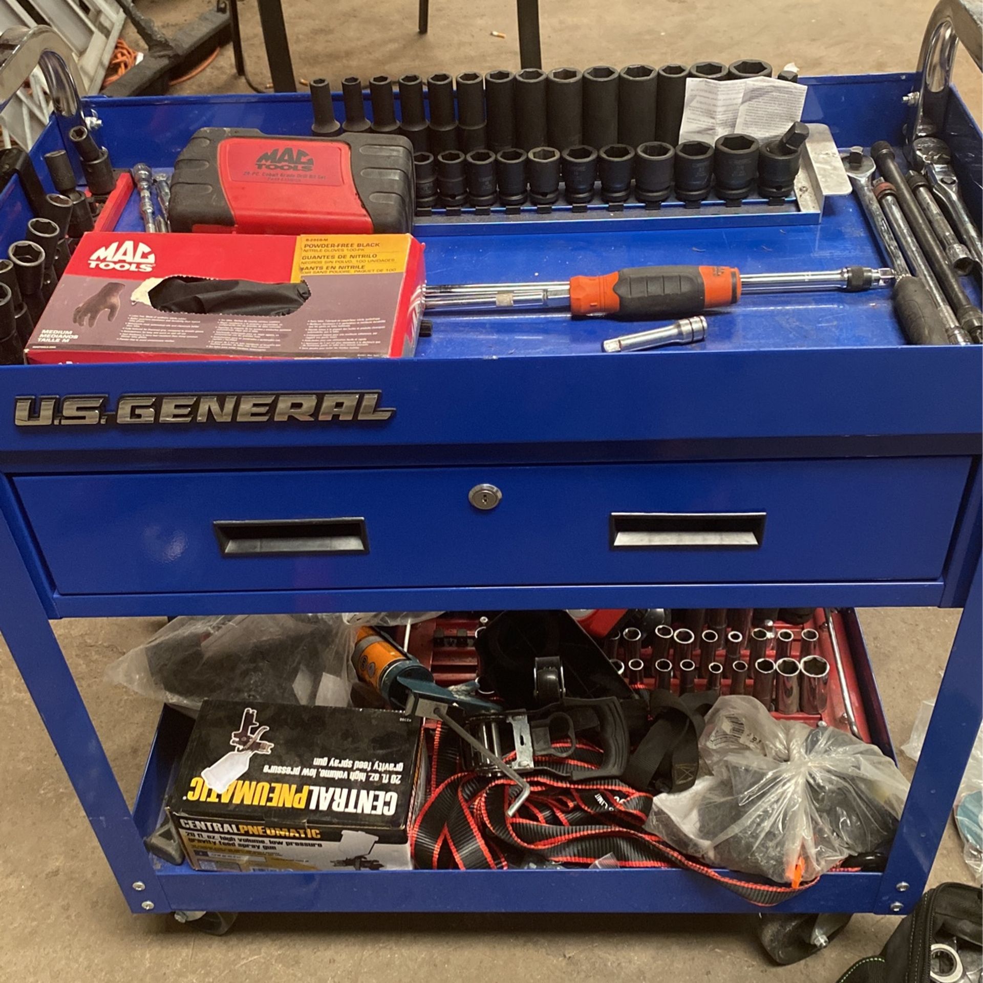 Tool Cart Full Of Mac Tools
