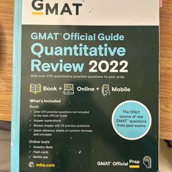 GMAT OFFICIAL GUIDE QUANTITATIVE REVIEW 2022