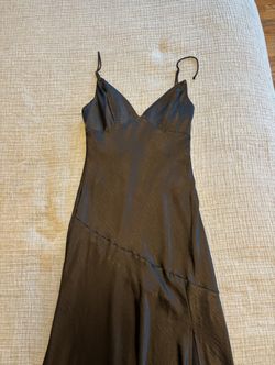 Black Satin Dress