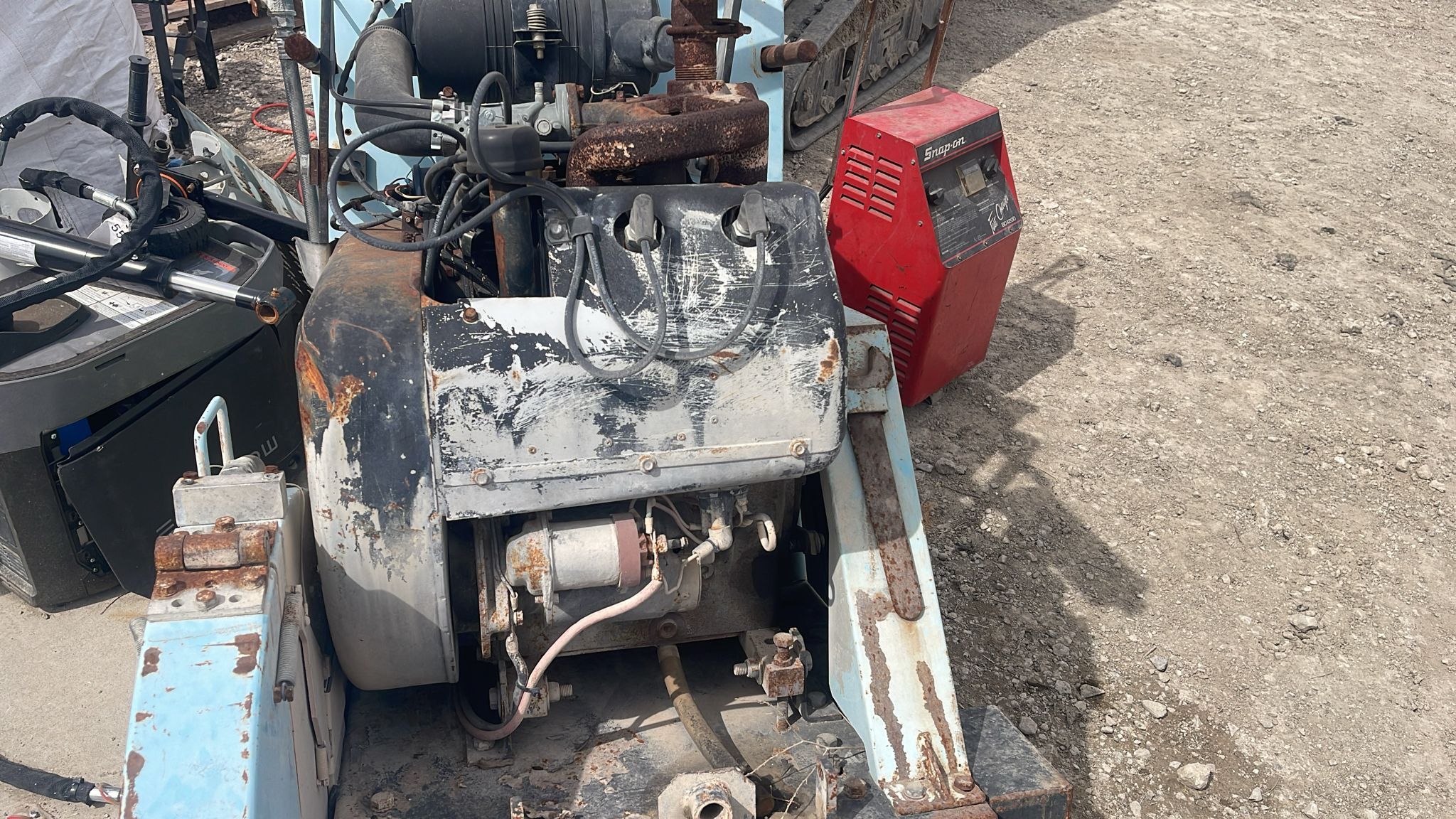 For Your Consideration Is One  Used Target Pro-35-III Walk Behind Concrete Saw  machine. Saw starts easily and all functions work as they should. Very