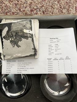 CP pistons 85mm 9:1 Turbo Pistons B16 B18 Bseries