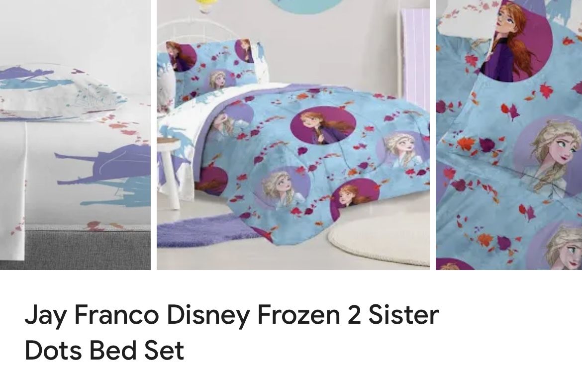 Frozen Comforter Bed Set
