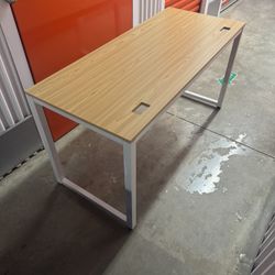 Wood And Metal Desk 