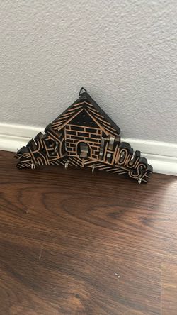 Wooden Hanging key holder