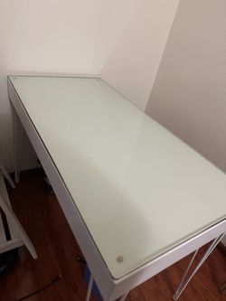 DESK OFFICE WHITE DRAWER