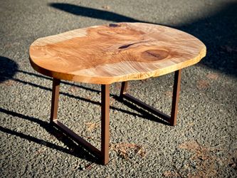 Brand new live edge maple coffee table hand made local