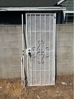 32x80  metal security door