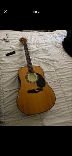 Fender 6 string acoustic guitar for sale