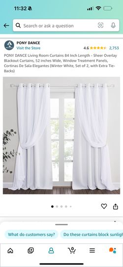 4 Curtain Panels