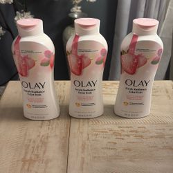 3 Olay Body Wash 