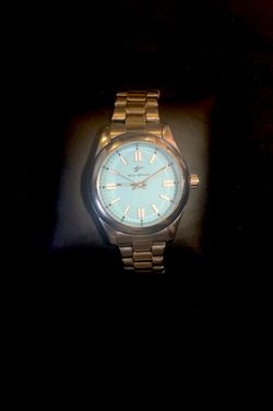brand new sky blue dial analog watch