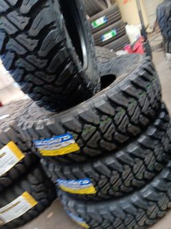 New set of tires accelera mud terrain 235 75 15