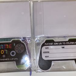 Gamer Birthday Invitation 