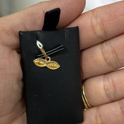 14k Ojito Santa Lucia 