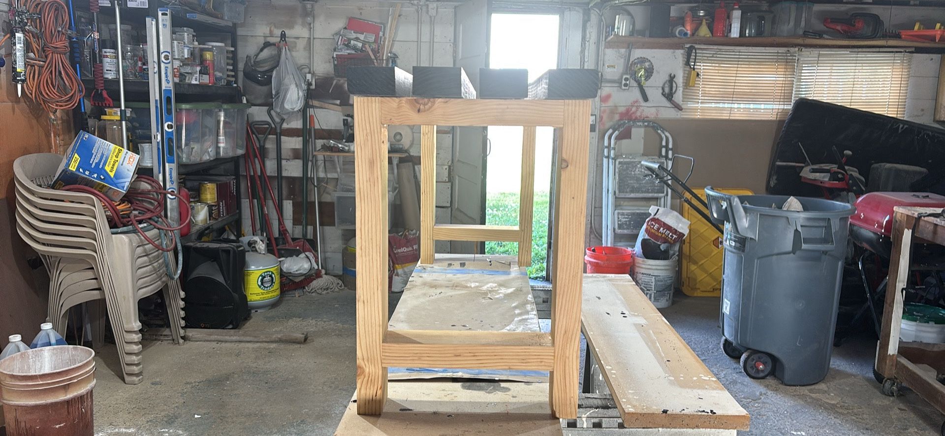 Custom Made Wooden Bench