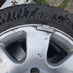 WinterCat 205/55 R16 4X108MM WINTER TIRES AND RIMS