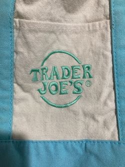 Trader Joe’s pastels blue tote