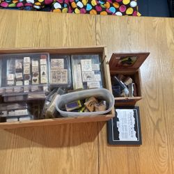 Rubber Stamps Assortment Craft Supplies 