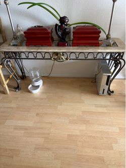 Tuscan-style End Table and Console Table