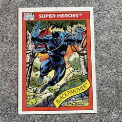 1990 Black Panther Marvel Universe Rookie Card