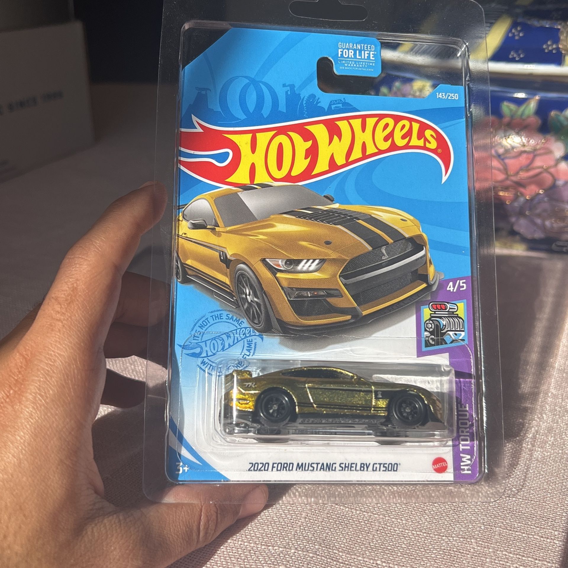 Hot Wheels 2020 Ford Mustang Shelby GT500 Super Treasure Hunt for Sale
