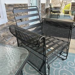 Mcm Russell Woodard Sculptura Patio Set