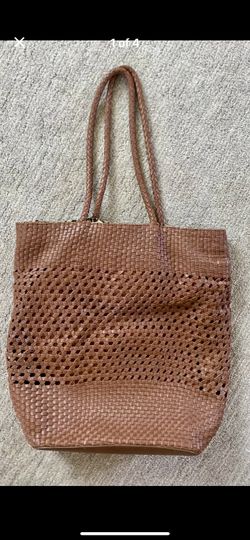 Woven Leather Bag