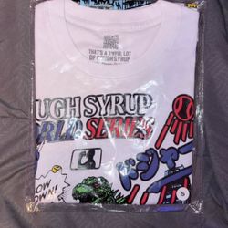 awful lotta cough syrup x dodgers tee