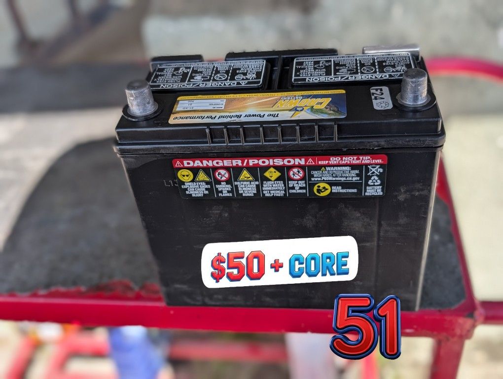 Car Battery Group Size 51