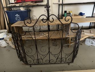Iron Fireplace Grill
