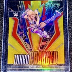 Kairi Sane WWE Gold /10 Turbo Charged Holo Prizm