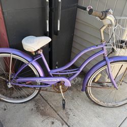 Purple Beach cruiser 