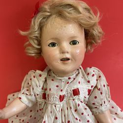 Antique 1930’s Ideal Composition Shirley Temple Doll