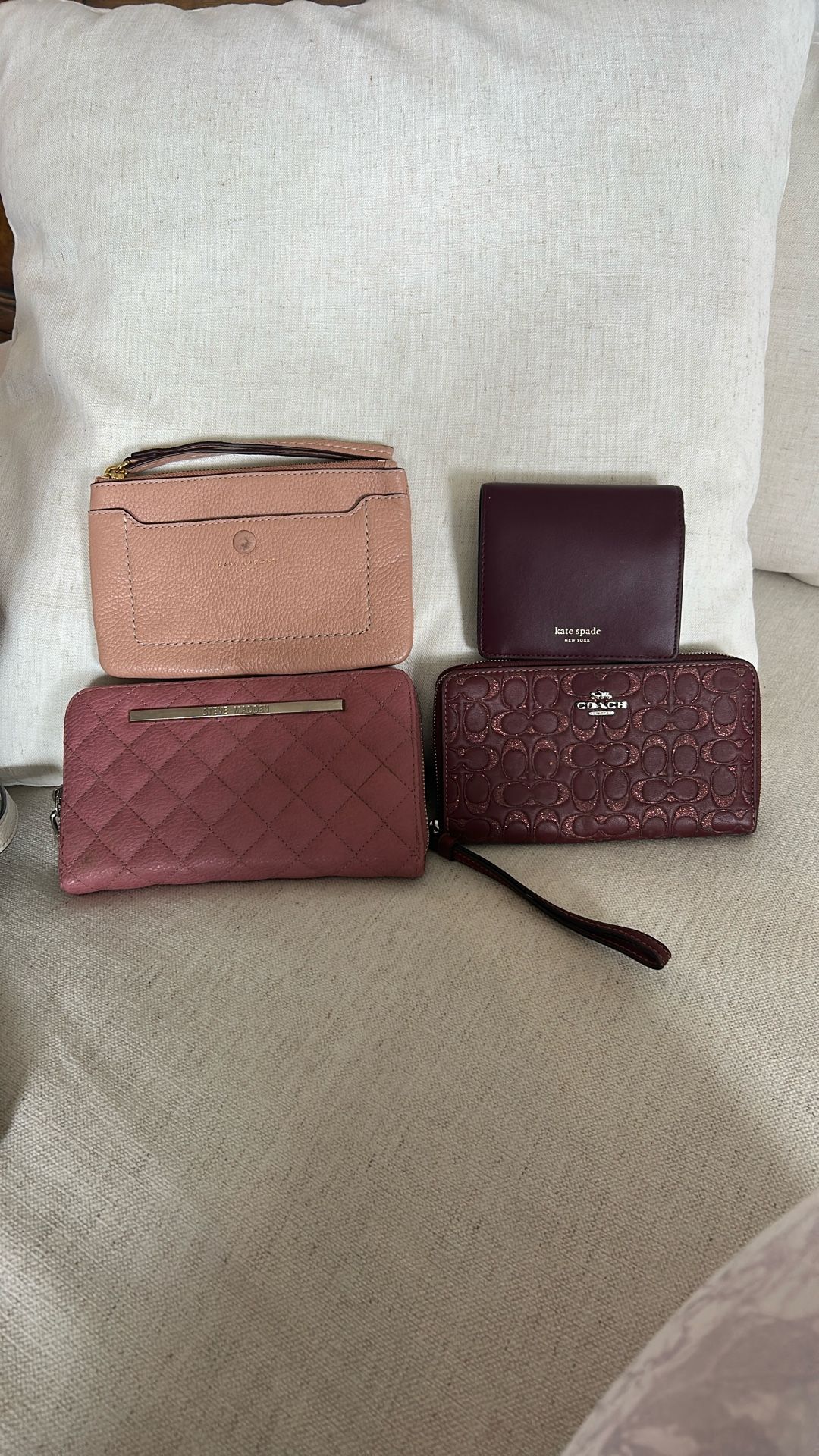4 Designer Wristlets / Clutches