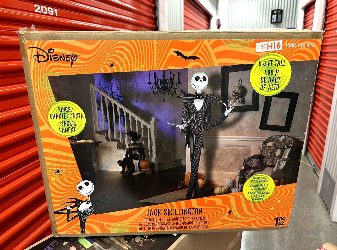 Jack Skellington 6.5' Animated NEW 2021 The Nightmare Before Christmas Halloween