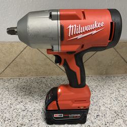 Milwaukee 2666-20 M18 18-Volt Lithium-Ion Brushless 1/2 in. High Torque Impact Wrench with Friction Ring