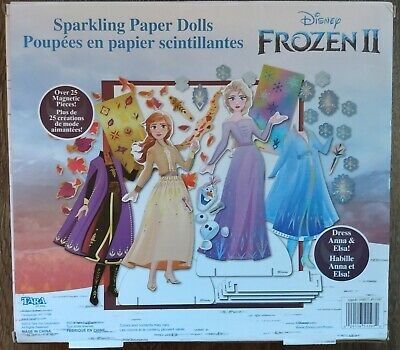 Frozen 2 sparkling, magnetic Dolls Set