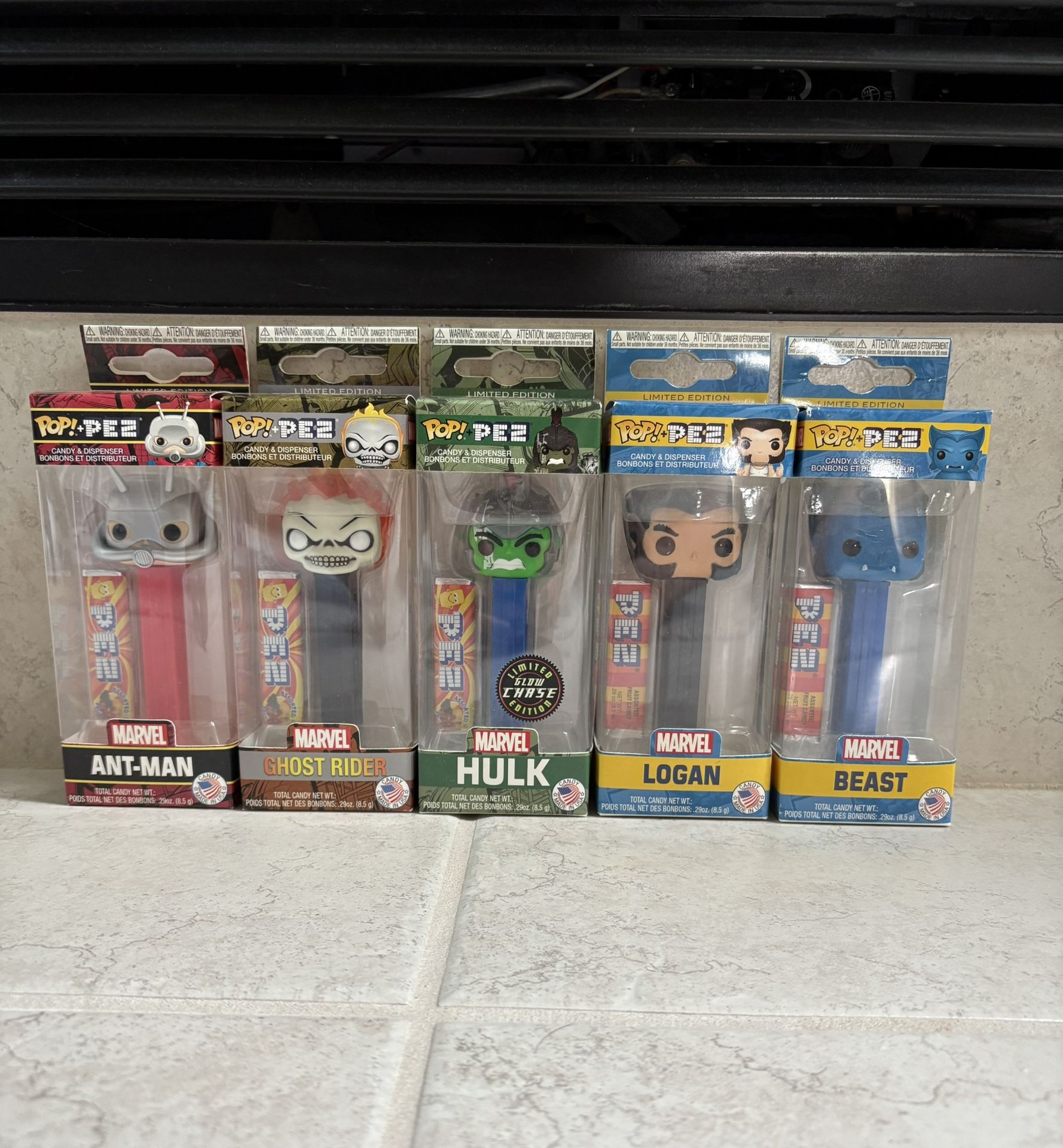 Funko POP Pez Marvel Lot with Chase