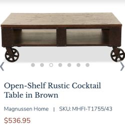Rustic Coffee Table